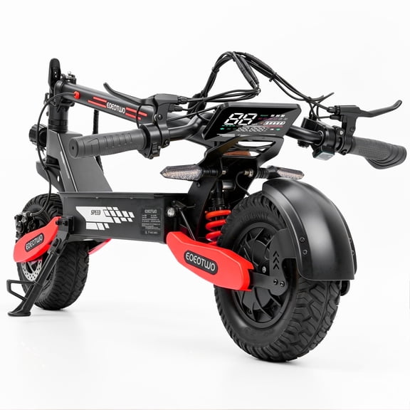 EOEOTWO All-Terrain Off-Road 11" Electric Scooter for Adults, 1200W Motor, 30 MPH, 40-Mile Range, Foldable, UL 2272 Certified