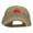 Khaki, variant on Bear Canada Leaf Embroidered Pigment Dyed Wash Caps - Khaki OSFM