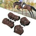 thumbnail image 3 of Horse Tendon Boots, Lightweight Adjustable Horse Front Hind Leg Boots For Jumping Show Riding Secure Leg Protection Horse Leg Guard Shock Absorption Protective, 3 of 8