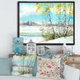 thumbnail image 2 of Designart 'Birches In Snowy Land' Lake House Framed Canvas Wall Art Print, 2 of 5
