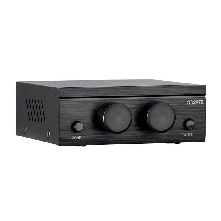 2 channel speaker selector with sale volume control
