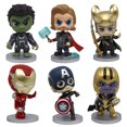 thumbnail image 2 of Figura de acción de los vengadores de Marvel, adorno de primavera, se puede sacudir la cabeza, decoración de coche, Iron Man, Thanos, muñeca bonita qiuyongming unisex, 2 of 2