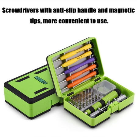 Magnetic Computer Tool Kit Professional Repair Tool Kit,36 In 1 High Precision Magnetic Repairing Tools Screwdriver Set Repair Disassembly Kit ()