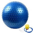 thumbnail image 1 of Yoga Ball Massage Ball Burst Fitness Ball Slip Resistant Pilates Exercise Ball Stability Ball for Balance Exercise Workout Core Training Quick Pump Included Balance Ball Desk Chair Gym Offi, 1 of 7