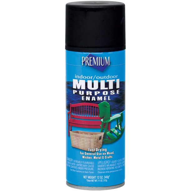 PAINT SPRAY MP SG BLACK 12OZ