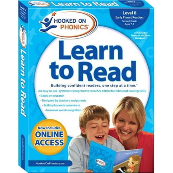 Learn to Read Hooked on Phonics Learn to Read - Level 8, 8: Early Fluent Readers (Second Grade Ages 7-8), Book 8, (Paperback)