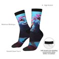 thumbnail image 4 of Fotbe Lively Cute Turtle Pattern Long Socks for Men & Women – Breathable & Stretchy Compression Socks, Ideal for Running, Travel, and Everyday Wear Size 5-11, 4 of 6