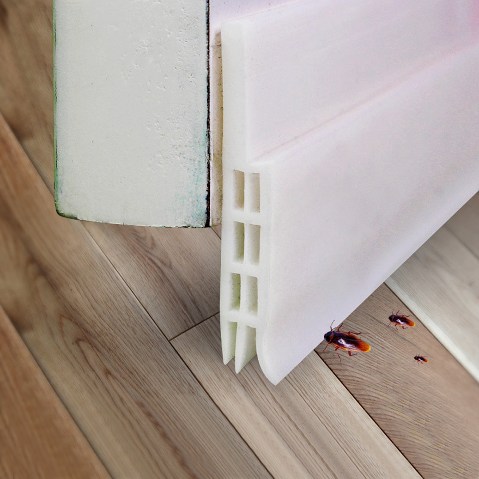 Draft Excluder for Doors Seal Strip, 1Pcs Draught Door，Bathroom Bottom