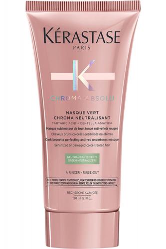 KERASTASE CHROMA ABSOLU MASQUE VERT CHROMA NEUTRALISANT 5.1 ANTI-RED UNDERTONES MASQUE