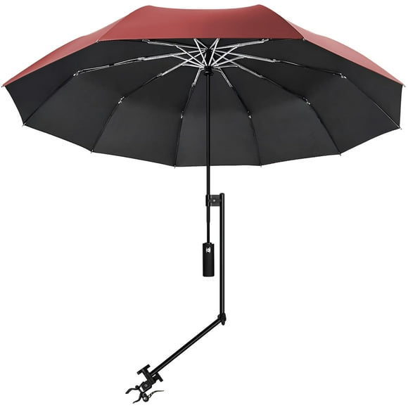 Sombrilla de playa XLINGZA UPF 50+ con pinza ajustable