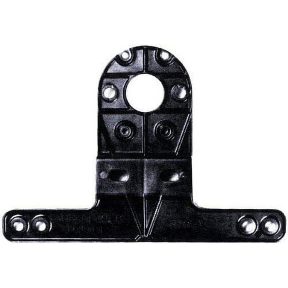 Peterson Manufacturing License Bracket Trailer License Plate Bracket - Universal Fit - Black