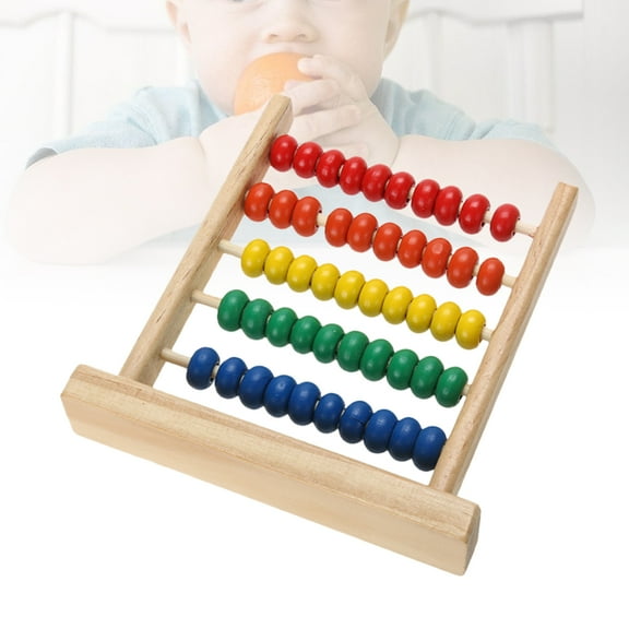 LEORX Counting Abacus Wood Multi 1Pack For Parents In Classroom Use
