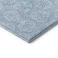 thumbnail image 4 of Addison Rugs Mayfield Washable Coastal Sanddollar Blue Rectangle Rug, 2'6" x 3'10", 4 of 6