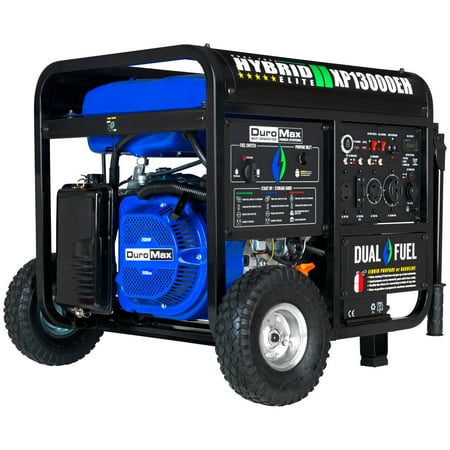 UPC: 0811640015725 | DuroMax XP13000EH 13 000-Watt 500cc Portable Hybrid Gas Propane Generator