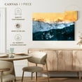 thumbnail image 5 of Elephant Stock Mountain Abstract Wall Art - Horizontal Canvas Wall Art - Living Room Wall Decor - Abstract Canvas - Blue And Orange Decor - 45" x 30", 5 of 8