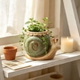 thumbnail image 5 of The Fleshy Flowerpot Ceramic Snails Cartoons Desktop Ornaments Flowerpot Gardening Decoration Home Mini Flowerpot, 5 of 6