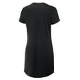 thumbnail image 3 of Women's Fanatics Black San Francisco Giants Ruched Drape T-Shirt Dress, 3 of 5