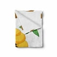 thumbnail image 2 of Cartoon Soft Flannel Fleece Blanket, Branch of Tree with Beehive and Bees Honey Funny Insect Hardworking Mascot, Cozy Plush for Indoor and Outdoor Use, 50" x 70", Yellow Brown Green, by Ambesonne, 2 of 6