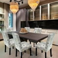 thumbnail image 2 of Chair Covers, Dining Room Chair Covers, Stretch Kitchen Chair Covers/Dining Room Chair Covers Set of 6, Removable Washable Dining Chair Slipcovers for Home, Hotel, Banquet, 2 of 6