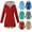 Red, variant on gakvbuo Women Solid Color Rain Jacket Outdoor Hooded Windproof Loose With Pocket Coat