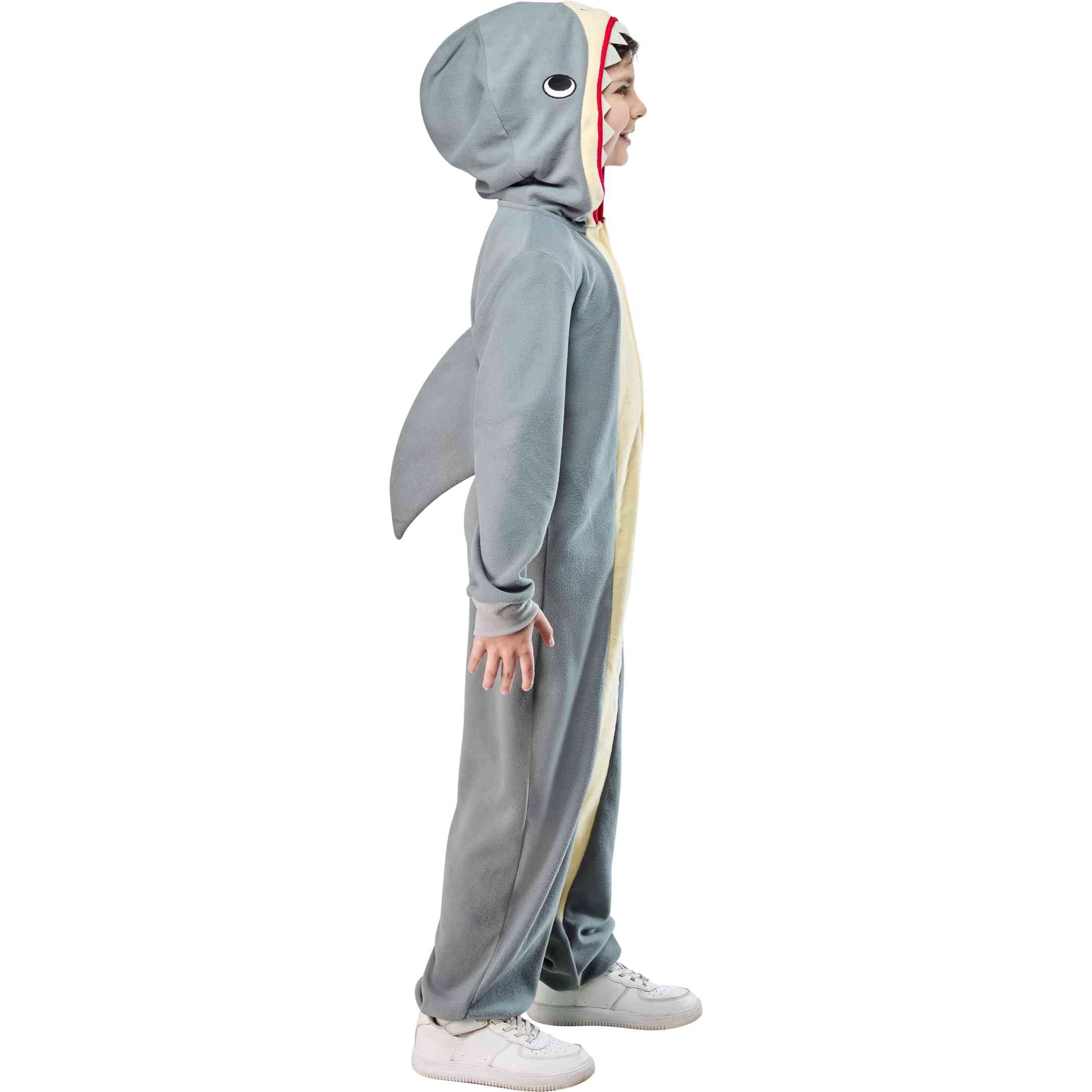 Shark Jumpsuit Halloween Costume for Children, Boy's Size L (10/16), by Way to Celebrate