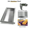 thumbnail image 6 of Marada 8-10IN Cash Window Drop-In Deal Tray Business Banks 304 Stainless Steel Multiple, 6 of 6