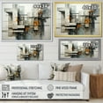 thumbnail image 4 of Designart "Urban Geometry Hardedge Art wall art II" Modern Wall Art Living Room, 4 of 5