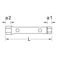 thumbnail image 3 of Gedore 26 R 13x15 Tubular box spanner 13x15 mm, 3 of 4