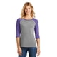 thumbnail image 1 of Camiseta manga raglán 3/4 Perfect Tri® para mujer de District®. DM136L Distrito  DM136L, 1 of 1