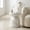 Alabaster, variant on Christopher Knight Home Lightweight MGO Accent Side Table with Hourglass Silhouette, Alabaster