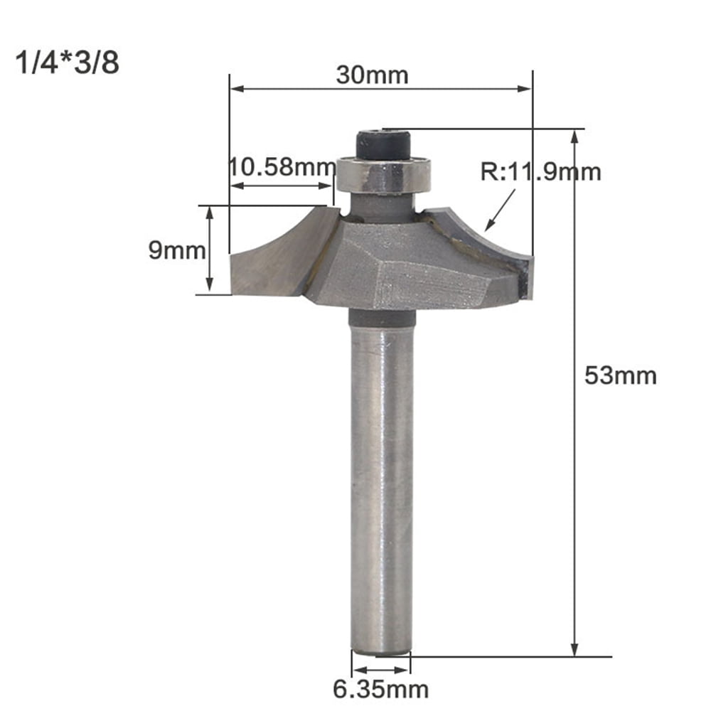 Woodworking Door Panel Milling Cutter Carbide Table Edge Router