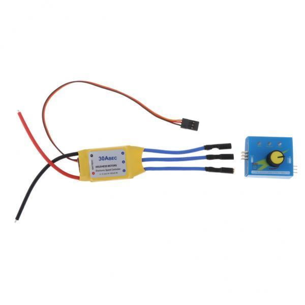 2x 30A ESC con de Del Motor PWM Modelo de Repación de Accesorios Hugo Piezas de avión RC