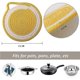 thumbnail image 3 of Pot Holders Set Kitchen Trivets, 100% Pure Cotton Potholders For Hot Pots And Pans, Stylish Coasters Hot Pads Mats For Cooking And Baking, Set Of 3 (7, 3 of 5