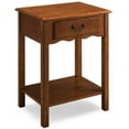 thumbnail image 3 of Home Square 2-Piece Set with 60" TV Stand and 1-Drawer Nightstand in Medium Oak, 3 of 16