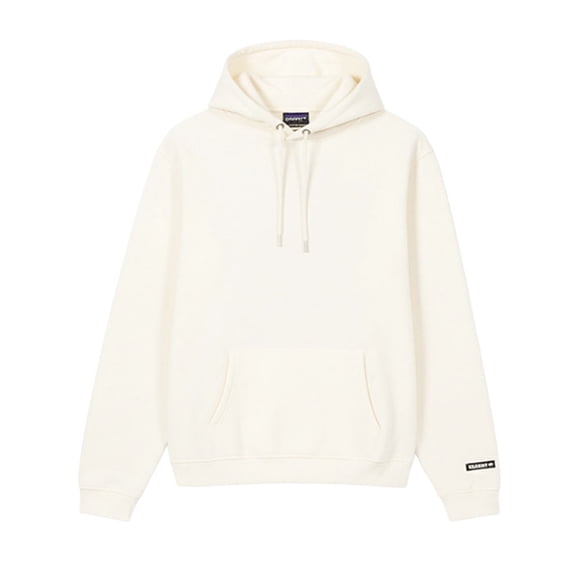 Sudadera Quarry para Hombre Hoodie Lisa Premium Hueso Talla G