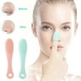 thumbnail image 2 of Cepillo de máscara de silicona, cepillo de limpieza suave, aplicador de cuidado de la piel exfoliante de labios, herramienta de barro, máscara de arcilla, bricolaje, crema hidratante de mantequilla corporal sin vello, doble extremo Ormromra WRMH-1115, 2 of 8