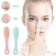 thumbnail image 2 of 2 cepillos para lavar la cara con los dedos, azul claro/rosa. Adepaton WRMH-1115, 2 of 8