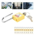 thumbnail image 4 of Lockout Lock, Lockout  38mm Tagout Lock Insulation  For Construction Sites Yellow,Red, 4 of 8