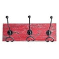 thumbnail image 2 of Handmade Wooden Wall Hooks Coat Hanger with 3 Hooks, 2 of 2