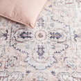thumbnail image 5 of SAFAVIEH Arizona Gorica Distressed Polyester Machine Washable Area Rug, Peach/Beige, 3' x 5', 5 of 7