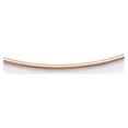 thumbnail image 1 of Diamond2Deal 14K Or Rose Poli 1,5 mm Rond Solide Omega Collier for Women 18, 1 of 3