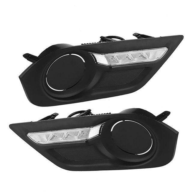 Reemplazo de la lámpara de señal de giro de luz LED de conducción diurna para coche compatible con Isuzu MU X MUX 2015-2016 Jadeshay A