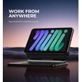 thumbnail image 7 of Dexnor for iPad mini 7 (A17 Pro)/Mini 6 Case with Keyboard, Magnetic Floating Cantilever Stand with Trackpad Pencil Holder Backlit Keyboard Case for iPad mini 7th(2024)/6th (2021) Generation, Black, 7 of 7