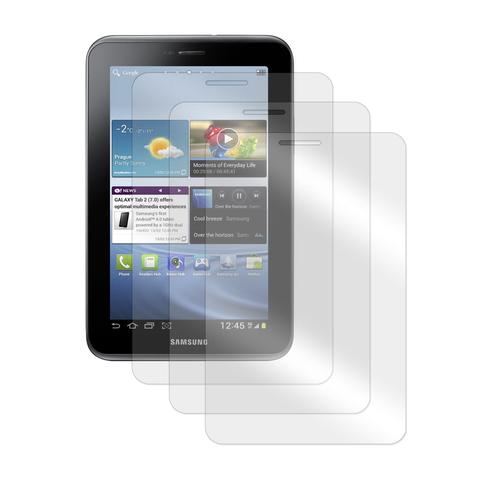 Screen Protector for Samsung Galaxy Tab 2 7.0" Tablet Set of 3
