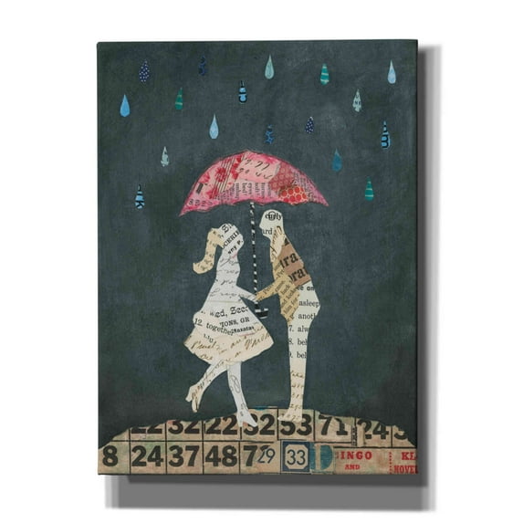 Epic Graffiti 'Cute Couple II' by Courtney Prahl, Canvas Wall Art, 40"x54"