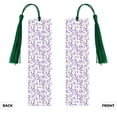 thumbnail image 2 of Kdxio Lavender Flowers Print Metal Tassel Bookmarks,Perfect Gift for Art Lovers and Bookworms Metal Bookmarks for Women, 2 of 8