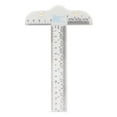 thumbnail image 1 of Tee Règle, T Règle en Pouces CM Tsquare Drafting Règle Meilleurs Matériaux, 1 of 14