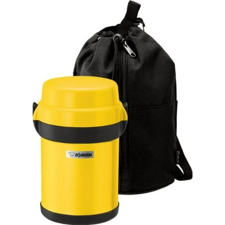 Zojirushi Classic Stainless Lunch Jar - zojirushi sl-jae14yf mr bento stainless lunch jar, lemon yellow