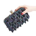 thumbnail image 2 of Bolso de Mano de Boda para Mujer Bolso de Noche con Lentejuelas y Diamantes de Imitación Bolso de Fiesta de Cóctel con Cuentas de Cristal Vintage, 2 of 5