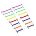 thumbnail image 3 of Cordones elásticos de silicona Colcomx Cuerdas impermeables unisex Color mezclado, 3 of 8